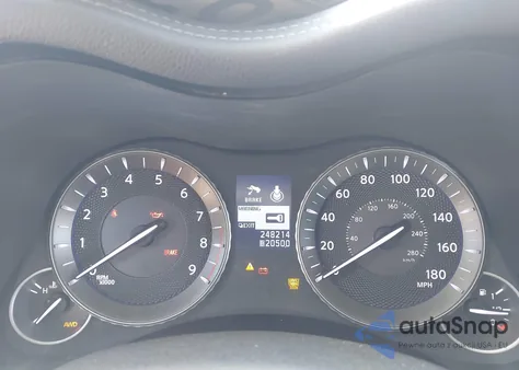 2013 Infiniti M37X из США, поврежденный, VIN JN1BY1AR1DM602038